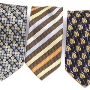 Ermenegildo Zegna Authentic 3 Men's Silk Neckties